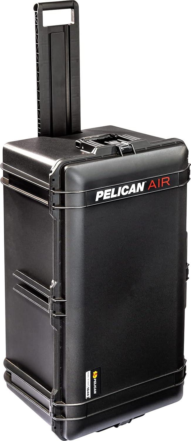 Pelican Color Case Black 1646 Air case, with Wheels. Comes with Foam