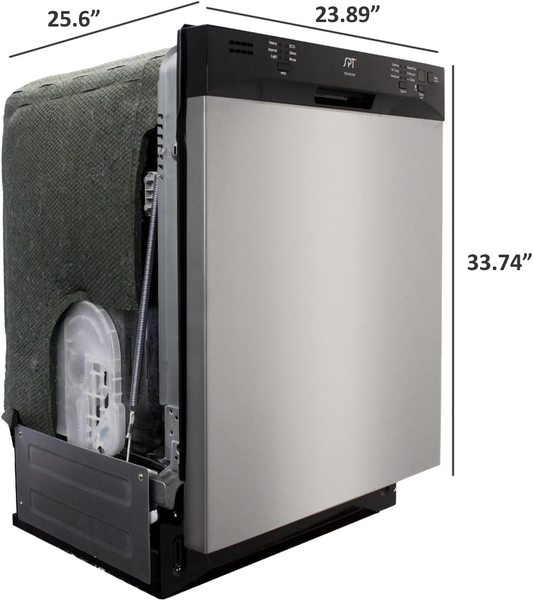 SD-6501SS: Energy Star 24″ Built-In Stainless Steel Tall Tub Dishwasher w/Heated Drying – Stainless