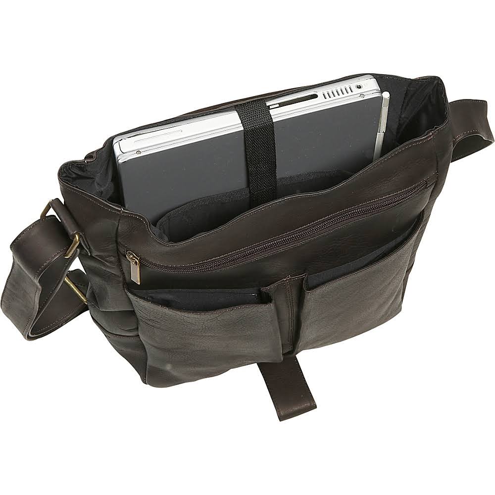 David King Vertical Laptop Messenger - Black