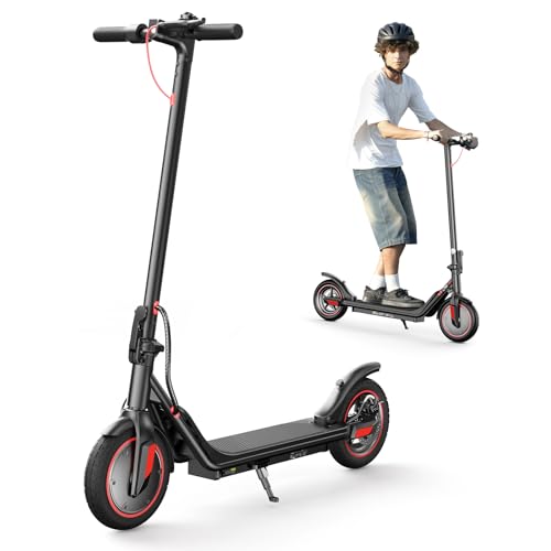iScooter Electric Scooter for Adults, 18/12 Miles Long Range,22/19/18 Mph Top Speed, Commuting Electric Scooter with Cruise Control, Double Braking Systems Escooter for Adults and Teens