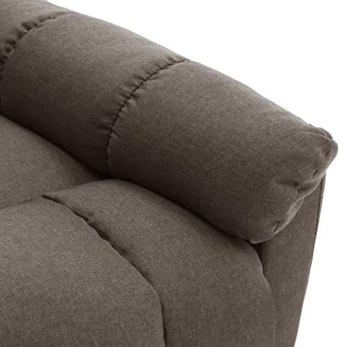 Recliner,Room Chairs for Bedrooms,Single Sofa Chair,Recliner Chairs for Adults,Reclining Chair,Master Bedroom Furniture,for Living Room, Office, Bedroom,Movies,TV Dramas and Music, Taupe Fabric
