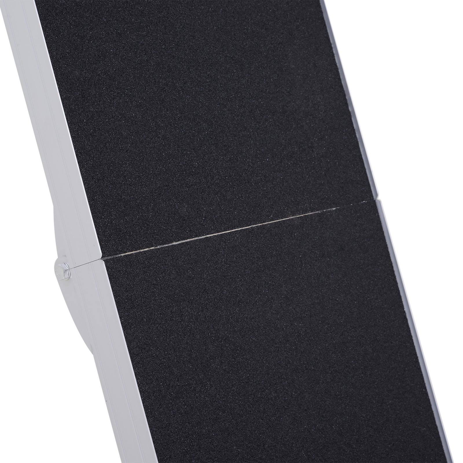 Pawhut 96�� Portable Bi-Fold Folding Pet Ramp for Large Dogs Car Truck SUV