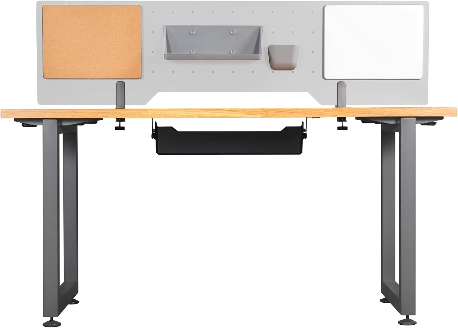 Vari Acrylic Accessory Panel 60 - Frosted Privacy Divider with Included Accessories - Easily Clamp to Desk or Table - Commercial-Grade Office Furniture