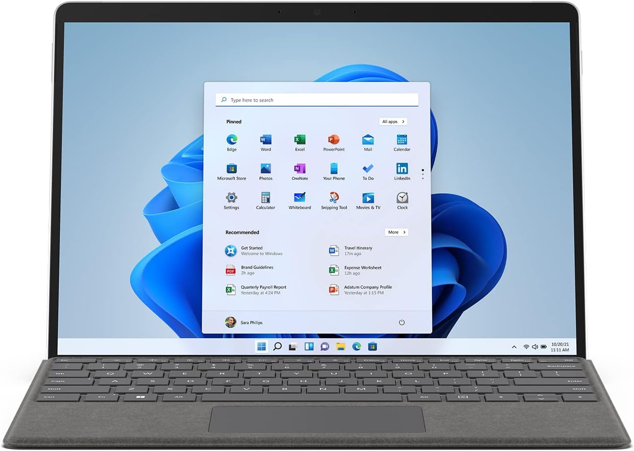 Microsoft Surface Pro 8-13" Touchscreen - Intel® Evo Platform Core™ i5-8GB Memory - 256GB SSD - Device Only - Graphite (Latest Model)