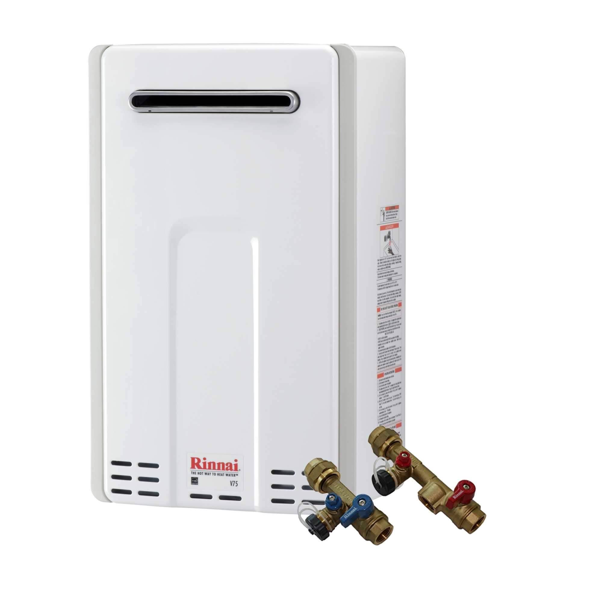 Rinnai V75EN 7.5 GPM Outdoor Natural Gas Tankless Water Heater