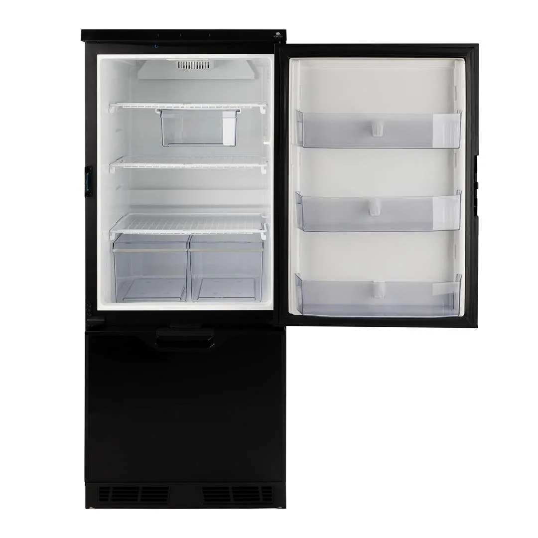 Norcold 6.2 Cu. Ft. Dual Compartment 1-Door Refrigerator w/Freezer, Black Trim