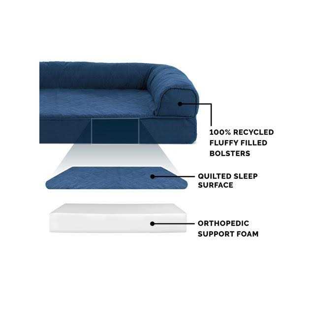 FurHaven Quilted Orthopedic Sofa Pet Bed - Pet Supplies online store