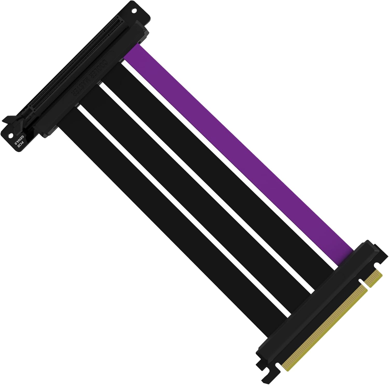 Cooler Master Master Accessory Vertical Graphics Card Holder Kit Version 2 with Premium Riser Cable PCI-E 3.0 x16-165mm, Compatible with All Standard ATX Chassis (MCA-U000R-KFVK01)