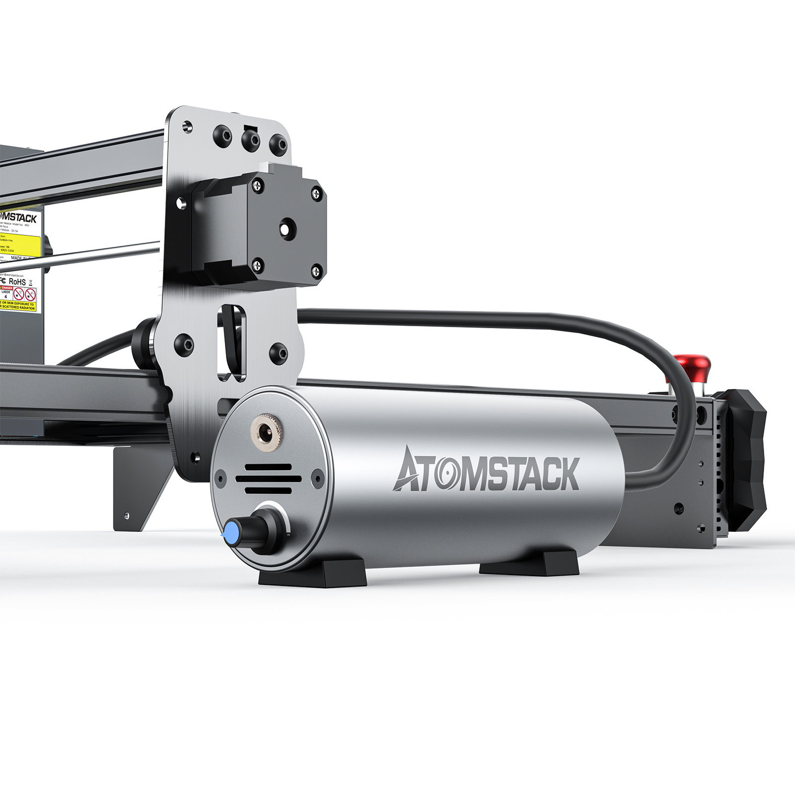 ATOMSTACK Air Airflow Assist Kit Air Assist System for La/ser Engraver Engraving Machine (US)