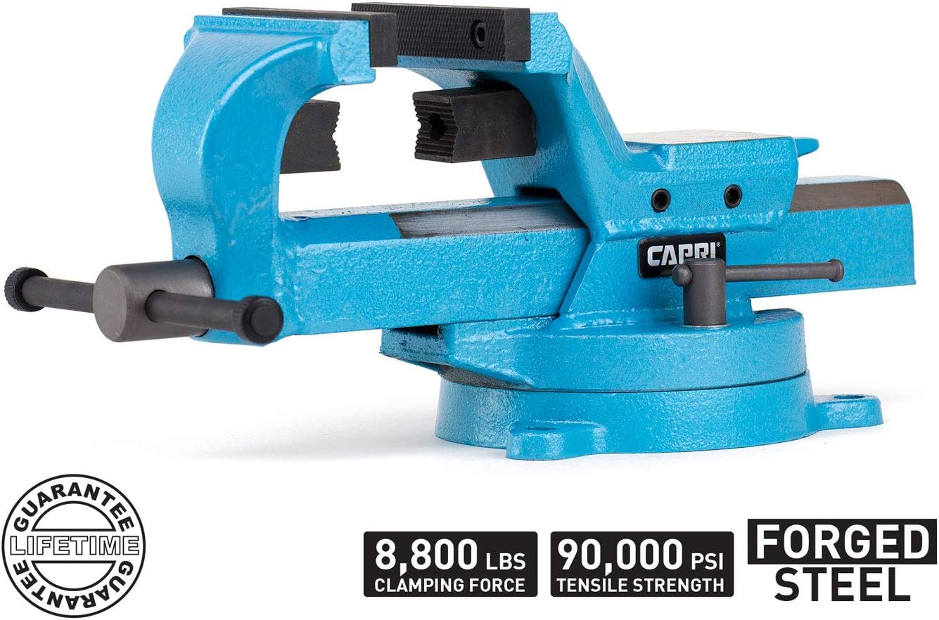 Capri Tools 10515 Ultimate Grip Forged Steel Bench Vise, 4