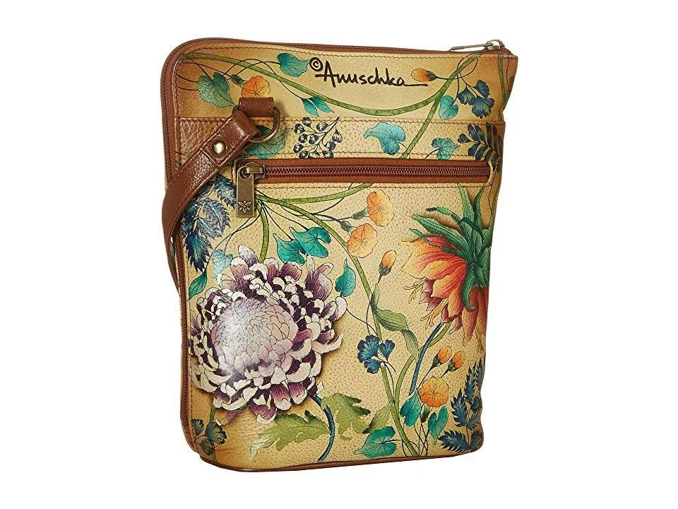 Anuschka Caribbean Garden Zip Travel Organizer Bag