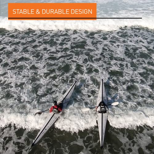 Oru Kayak Foldable Kayak Coast XT | Stable, Durable, Lightweight - Lake, River, and Ocean Kayaks - Advanced - Size (unfolded)