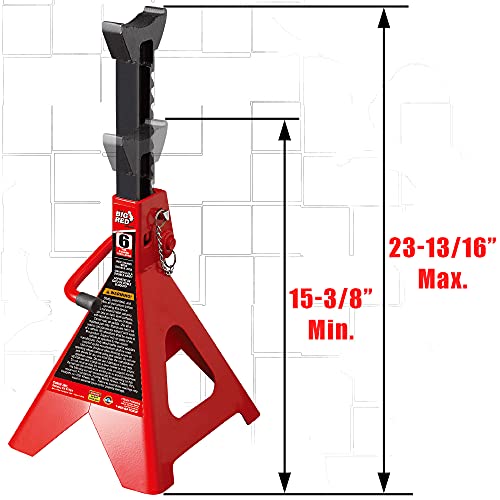 Sunex 1410 10-Ton, High Height, Pin Type, Jack Stands, Pair