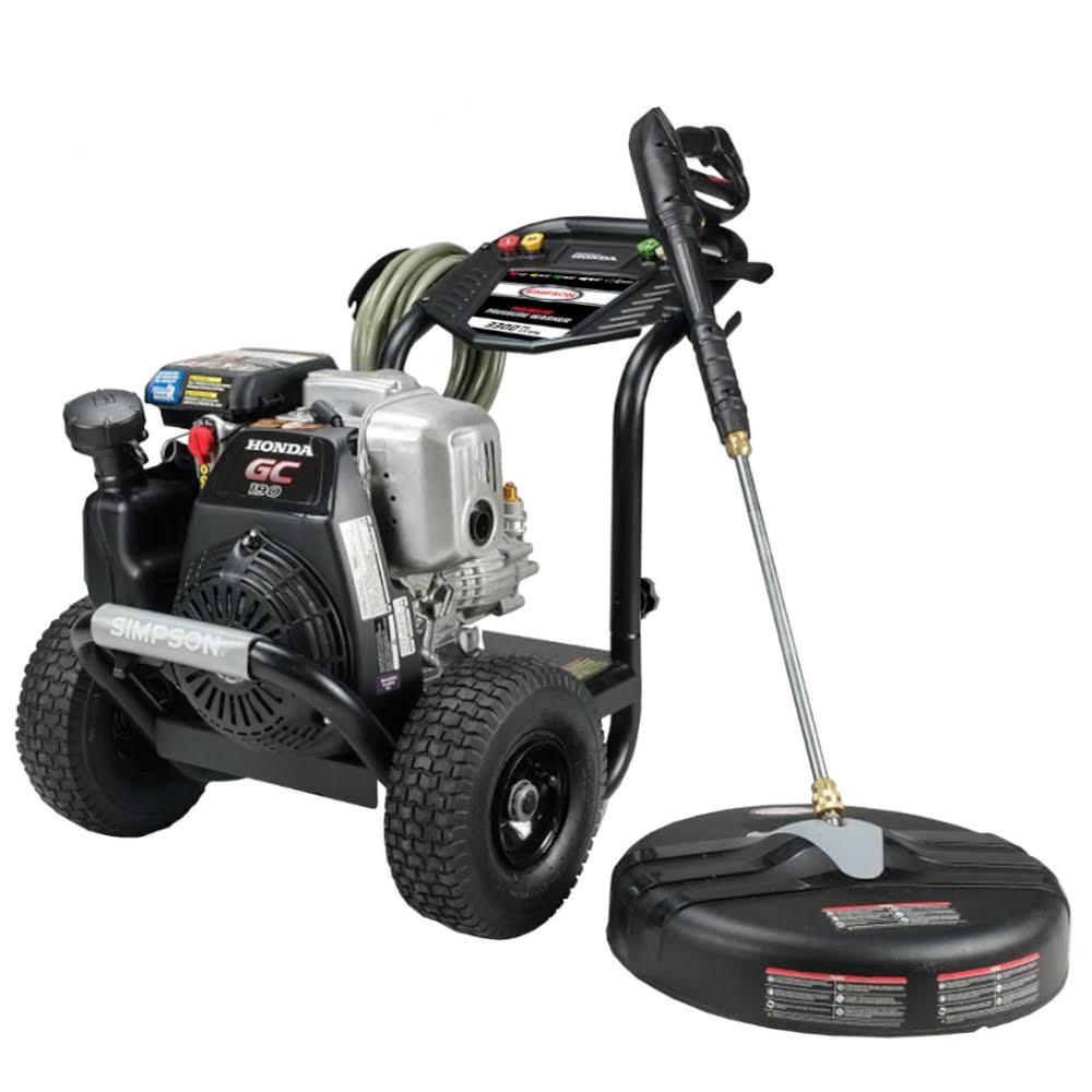 Simpson 61033 MegaShot 3300 PSI 2.4 GPM Honda GC190 Axial Cam Premium Cold Water Residential Gas Pressure Washer