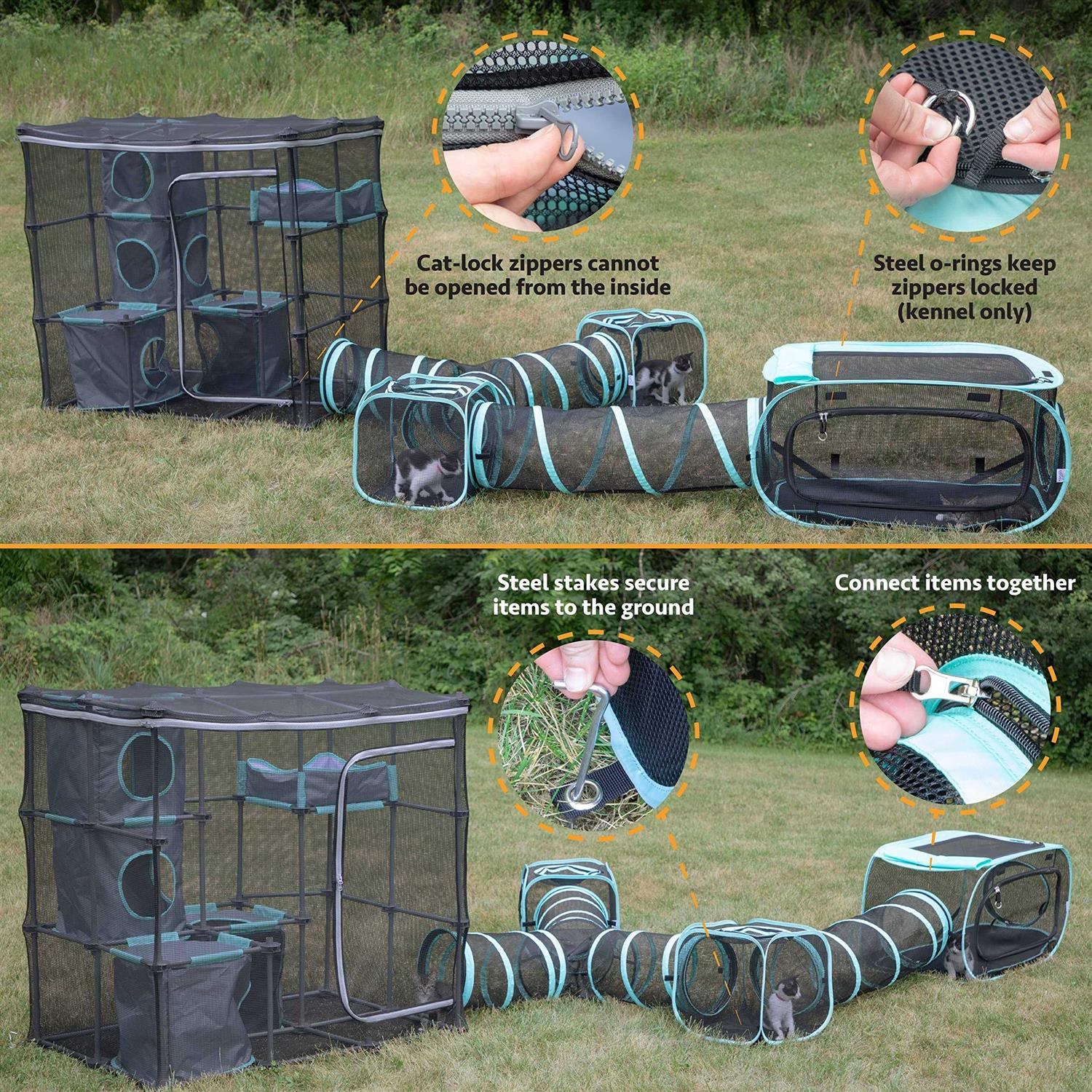 Kitty City Claw Indoor and Outdoor Mega Kit Cat Furniture - Pet Supplies online store