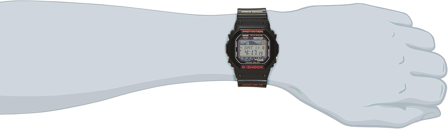 Casio Men's GWX-5600-1JF G-Shock G-Lide Tough Solar Radio Controlled Watch [Japan Import]