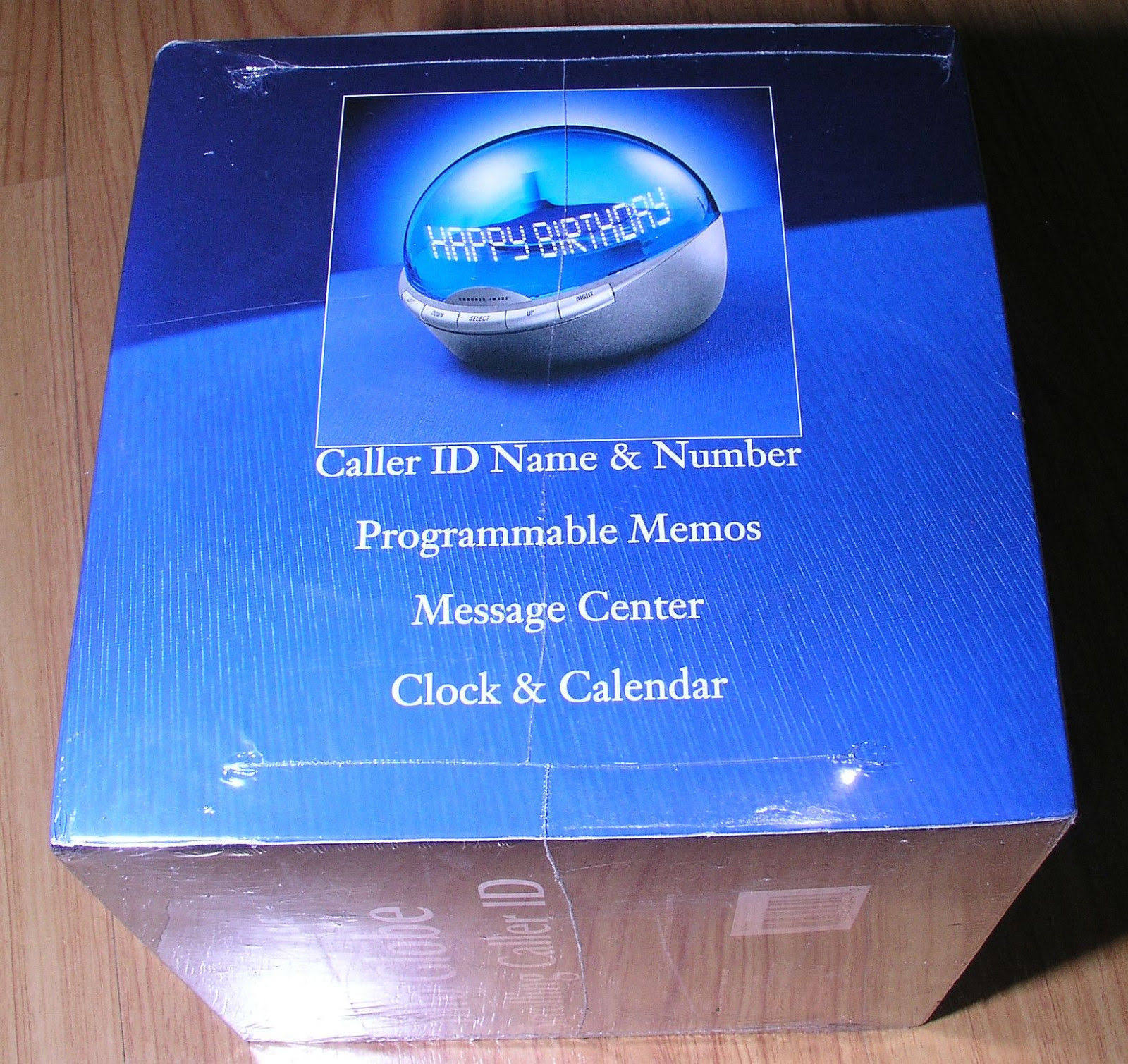 Sharper Image Info Globe Scrolling Caller ID