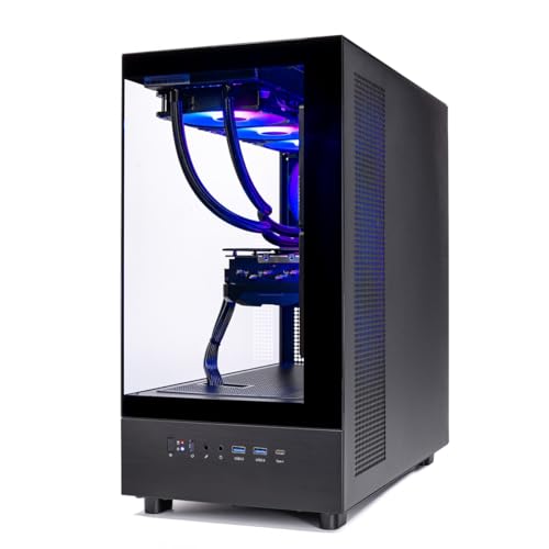 Skytech Gaming Azure 3 Desktop PC, Intel i7 14700F 2.1 GHz (5.3GHz), NVIDIA RTX 5070 12GB, 1TB Gen4 NVMe SSD, 32GB DDR5 RAM 6000 RGB, 850W Gold PSU, 360mm ARGB AIO, Wi-Fi, Win 11
