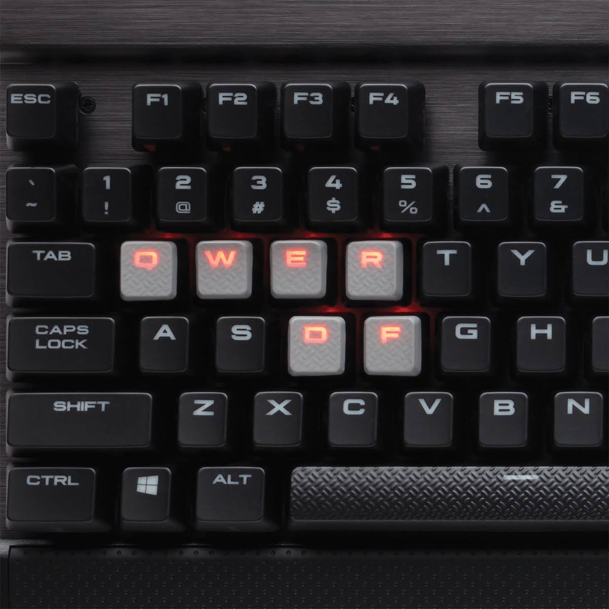 Corsair Gaming K70 LUX Mechanical Backlit LED Keyboard, Red/Black