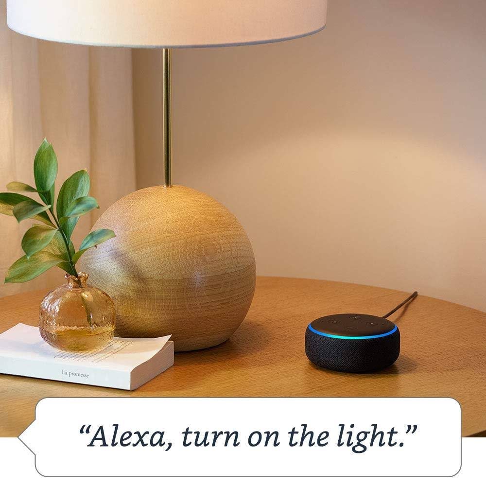 Echo Dot (3rd Gen) - Smart Speaker with Alexa - Sandstone Fabric UK Plug