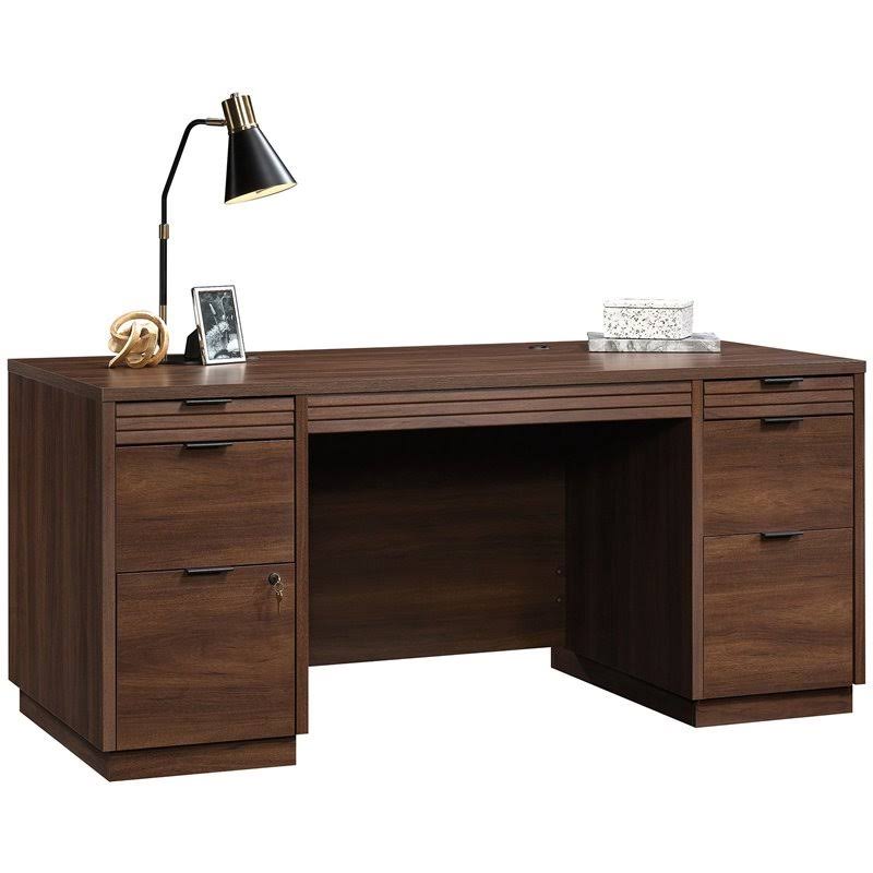 Sauder 426484 Englewood Executive Desk, Spiced Mahogany