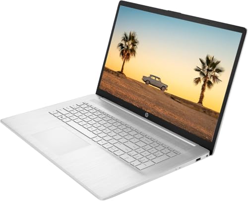 HP 2024 Newest 17 Laptop for Business and Students, 17.3" HD+ Display, AMD Ryzen 5 7530U(up to 4.5GHz), 8GB RAM, 256GB SSD, Wi-Fi 6, Windows 11 Pro, with Microsoft Office Lifetime License