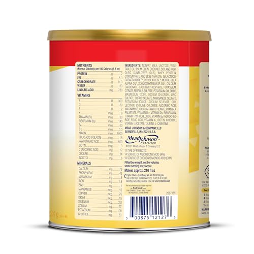 Enfamil Infant Formula, Milk-based Baby Formula with Iron, Omega-3 DHA & Choline, Powder Can, 21.1 Oz (Pack of 4)