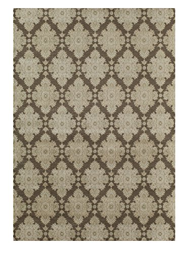 Rugs America RA24829 Area Rug 9-Feet 10-Inch by 13-Feet 2-Inch Java Brown