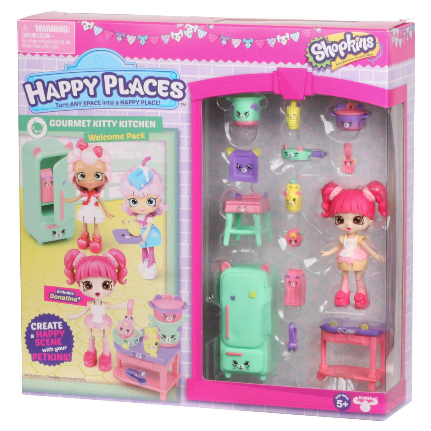 Shopkins Season 3 Happy places Welcome Pack - Gourmet Kitty Kitchen