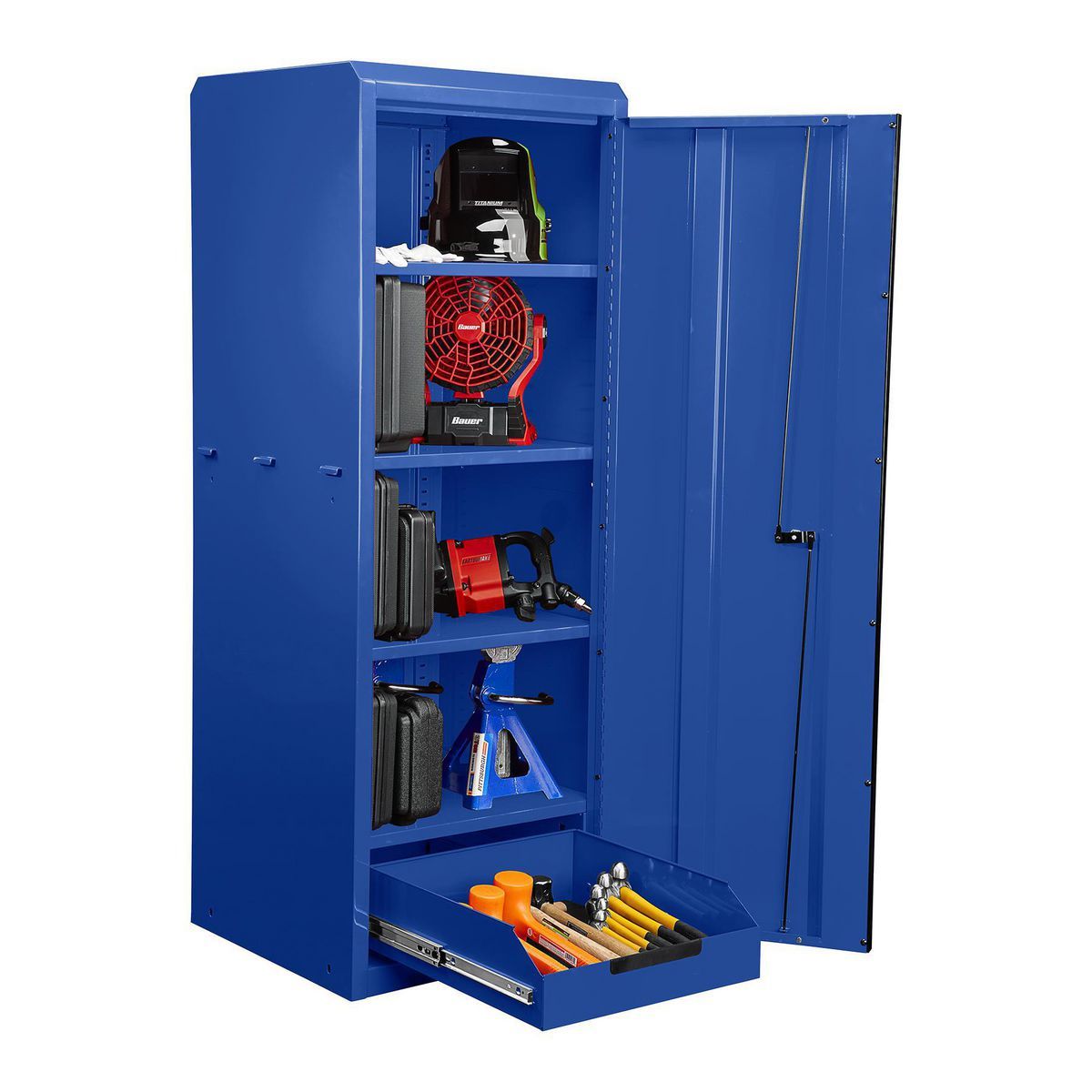 U.S. GENERAL 22 in. End Locker, Series 3, Blue