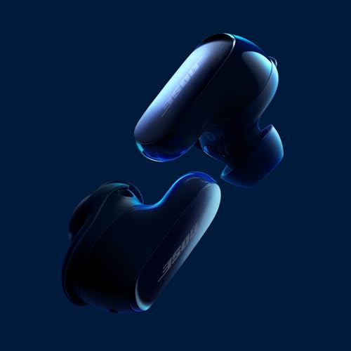 Bose QuietComfort Ultra Bluetooth Earbuds, Wireless Earbuds with Spatial Audio and World-Class Active Noise Cancellation, Deep Bass, Up to 6 Hours of Playtime, Black
