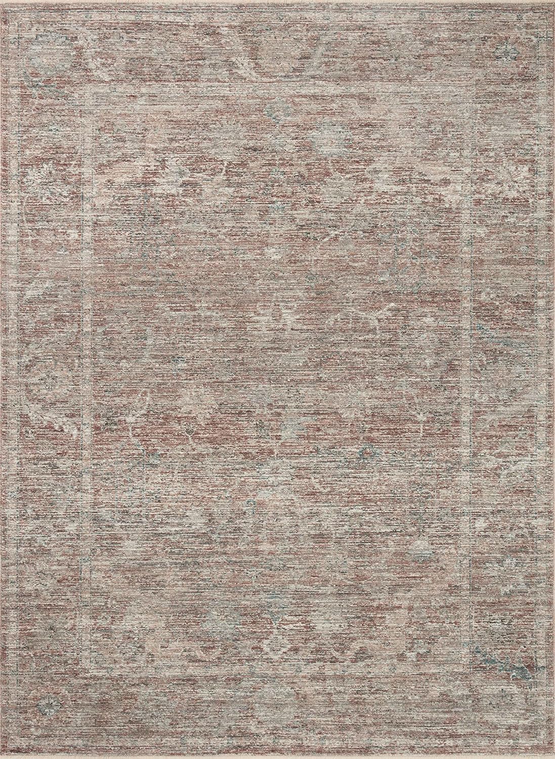 Loloi Magnolia Home by Joanna Gaines x Millie Brick/Fog 7'-10" x 10' Area Rug