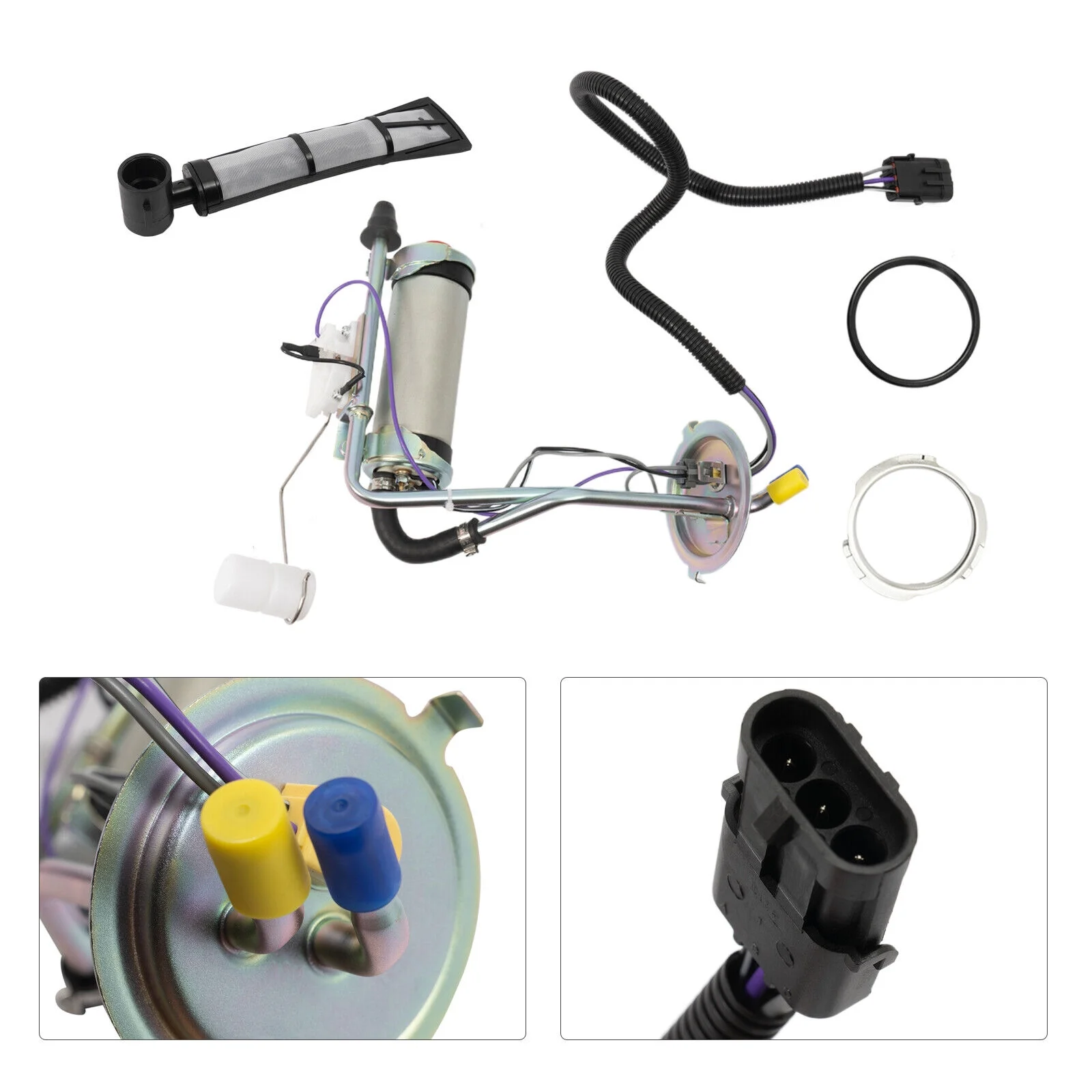 Miumaeov For Jeep Comanche MJ 1987-1990 Gas Tank Sending Unit with Fuel Pump Gasoline