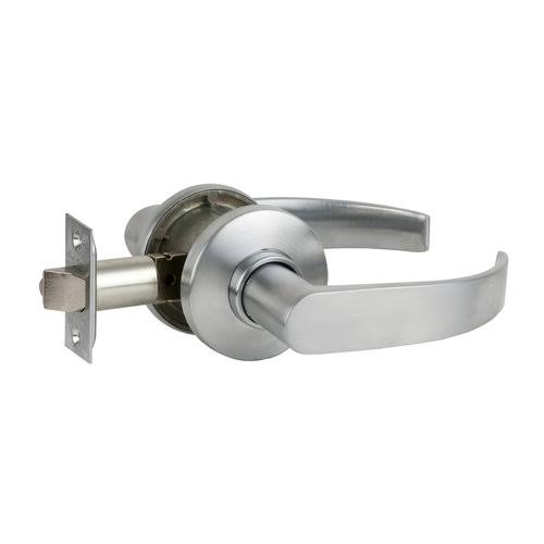 Schlage S10D-NEP Neptune Passage Door Leverset - Polished Brass