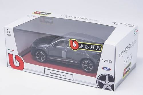 Lamborghini Urus Grey 1/18 Diecast Model Car by Bburago, Gray