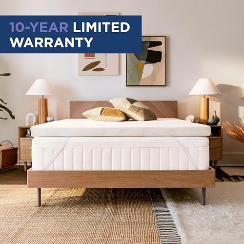 Tempur-Pedic TEMPUR-Adapt + Cooling 3-Inch King Mattress Topper Medium Luxury Premium Foam, Washable Cover, Medium Cooling Topper,white