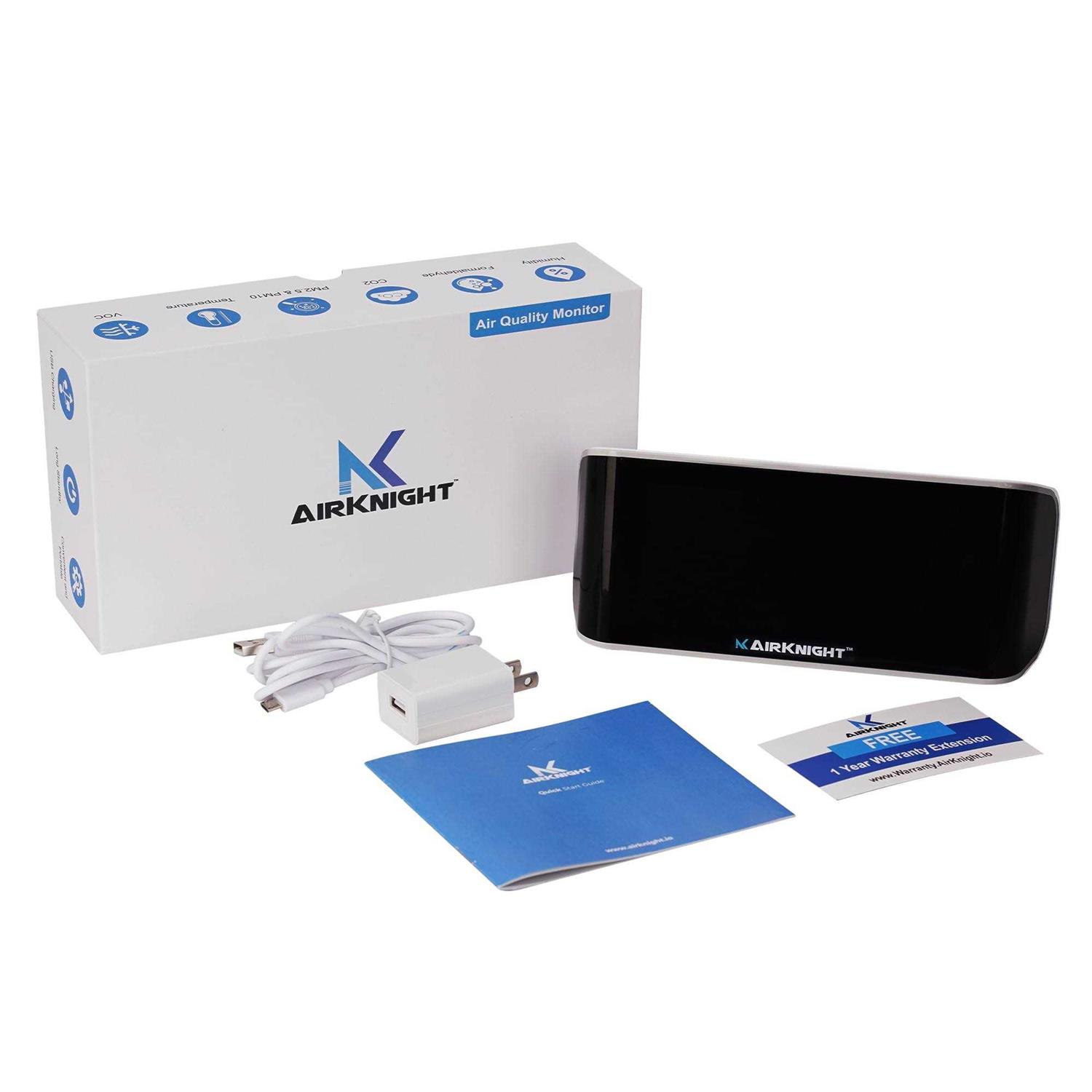 Airknight 9-in-1 Indoor Air Quality Monitor Indoor Portable CO2 Monitor - Shop Hardware Tools Online Store