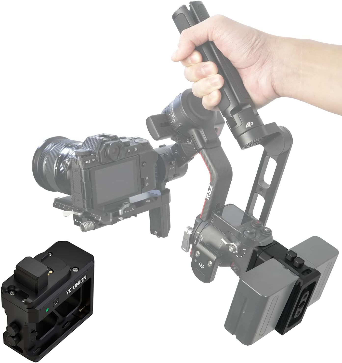 YC Onion Motorized Camera Slider 120cm/47''Camera Rail with APP Control Carbon Fiber,3-4 or 5 Axis Video Slider Dolly Track Motion Rail Compatible with Ronin S and RS2 Stabilizer and Zhiyun Stabilizer