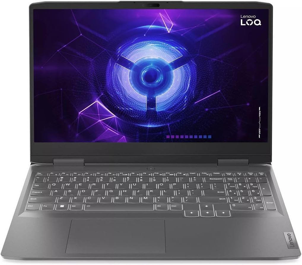 Lenovo LOQ 15.6" Full HD 144Hz Gaming Laptop Intel Core i5-12450H 8GB RAM 512GB SSD NVIDIA GeForce RTX 3050 6GB Storm Gray