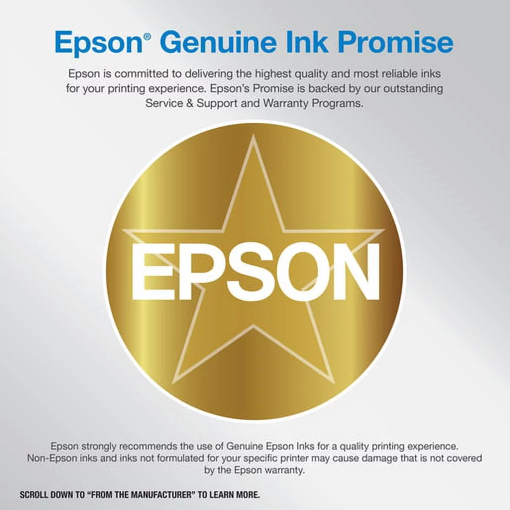 Epson EcoTank ET-4850 Wireless All-in-One Cartridge-Free Supertank Printer with Scanner, Copier, Fax, ADF and Ethernet ? The Perfect Printer for Your Office