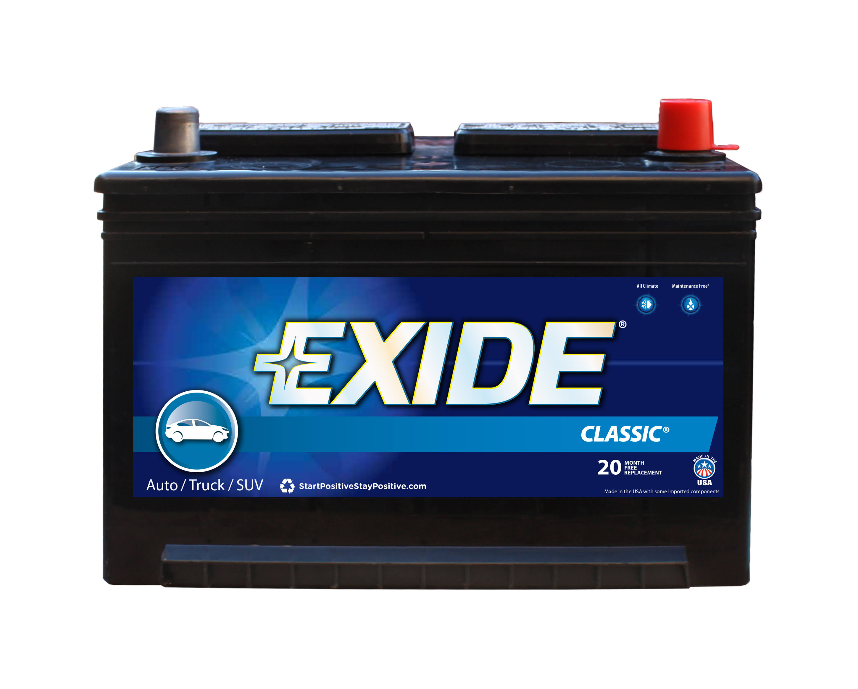 Exide 58Rc Battery - Classic - CCA: 580
