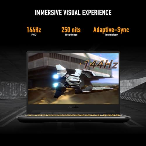 ASUS TUF Gaming F15 Gaming Laptop, 15.6” 144Hz FHD Display, Intel Core i5-11400H Processor, GeForce RTX 2050, 8GB DDR4 RAM, 512GB PCIe SSD Gen 3, Wi-Fi 6, Windows 11, FX506HF-ES51,Graphite Black