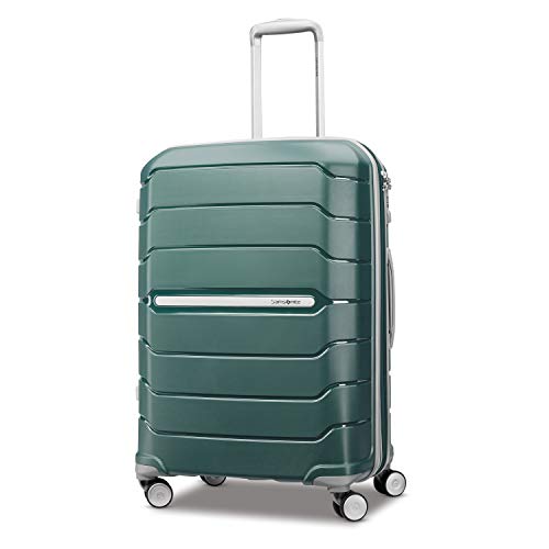 Samsonite Freeform 21-Inch Hardside Carry-On Luggage - Hardshell Carry-On Suitcase - TSA, Airline-Approved - Expandable Hard Shell, Smooth Rolling Spinner Wheels for Lightweight Travel - Navy