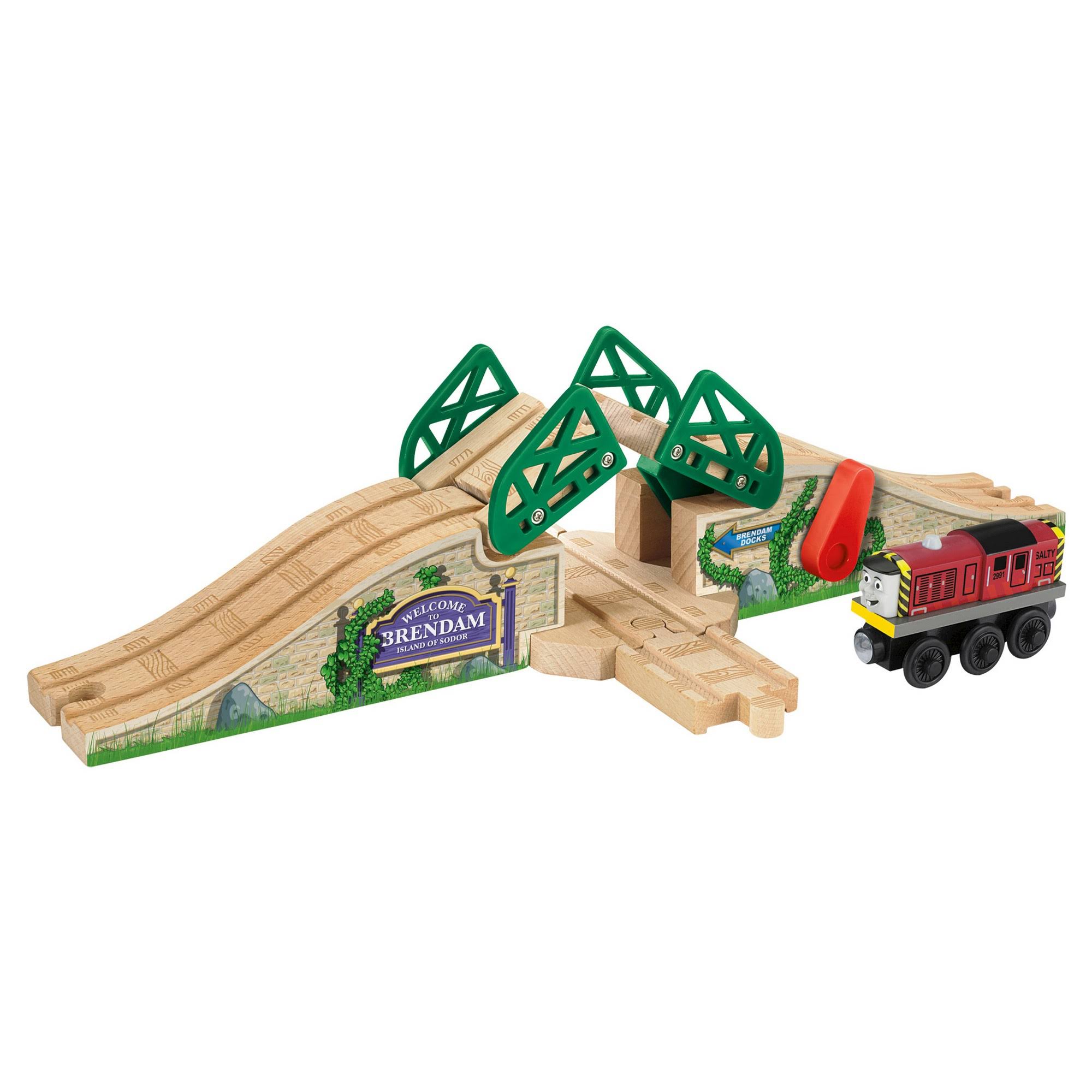 Thomas u0026 Friends Wooden Railway Drawbridge With Salty