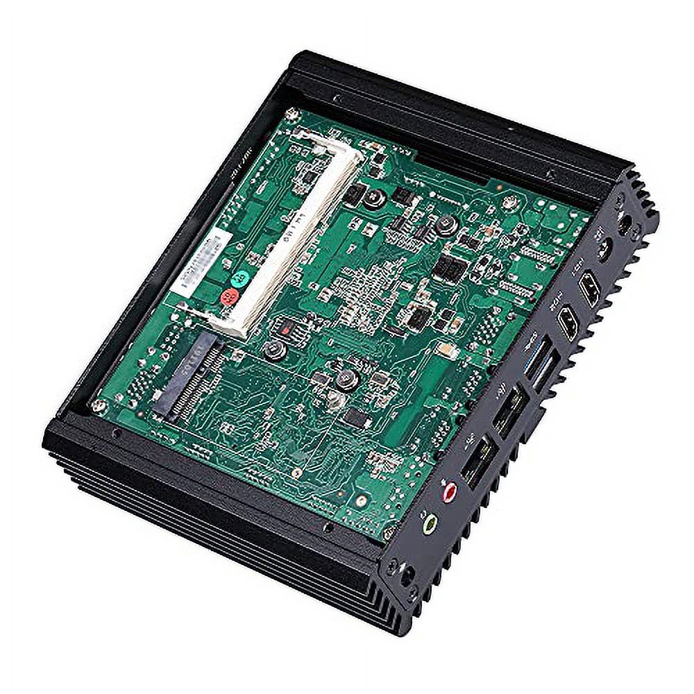 Windows 10 Mini Desktop Computer Fanless CPU Intel Pentium J3710 Quad Core-8GB RAM 128GB SSD Dual Band WiFi/BT4.0