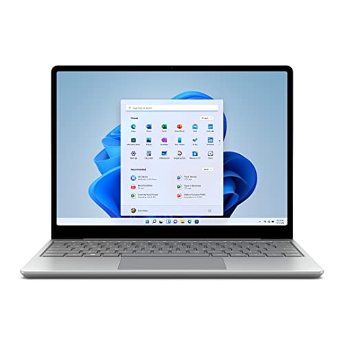 MICROSOFT SURFACE LAPTOP GO 2, 12.4" PIXELSENSE TOUCHSCREEN, 11TH GEN INTEL: i5, 8GB RAM, 128GB SSD W10H-S ICE BLUE (Renewed Premium)