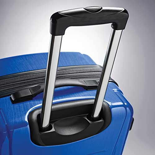 Samsonite Winfield 2 Hardside Expandable Luggage with Spinner Wheels, Brushed Anthracite, Checked-Large 28-Inch