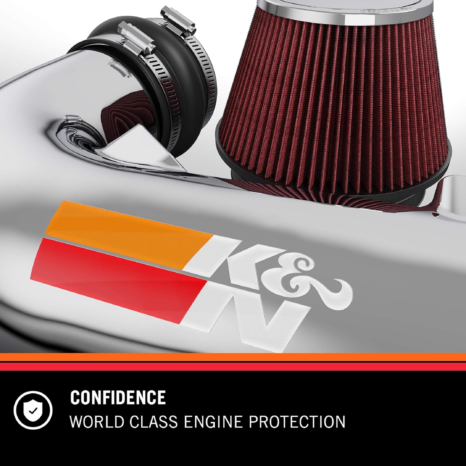 K&N Cold Air Intake Kit: High Performance, Increase Horsepower: Compatible with 2009-2019 Dodge/RAM (1500, 2500, 3500, 1500 Classic) 5.7L V8, 71-1561