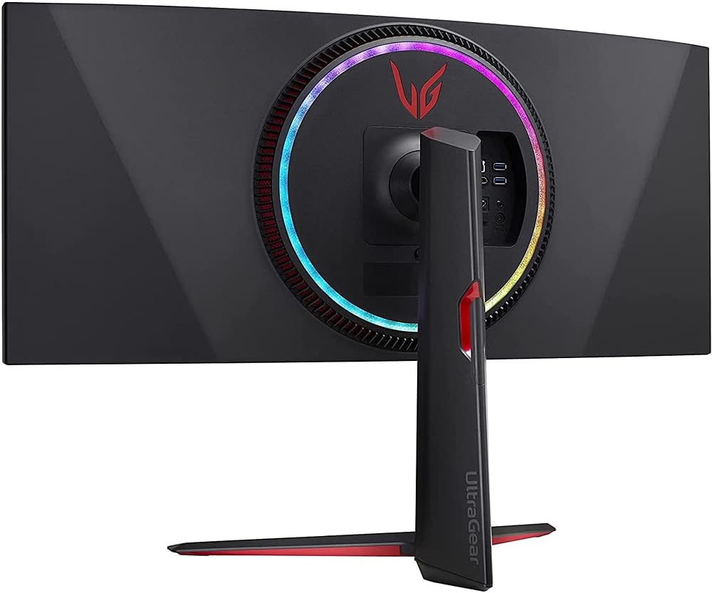 LG 34GP950G-B 34 inch Ultragear QHD 3440 x 1440 Nano IPS Curved Gaming Monitor (Renewed) Bundle with 1 YR CPS Enhanced Protection Pack