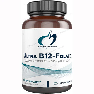 Ultra B12-Folate 90vc - Kansas Nuitrition - HNZSDS